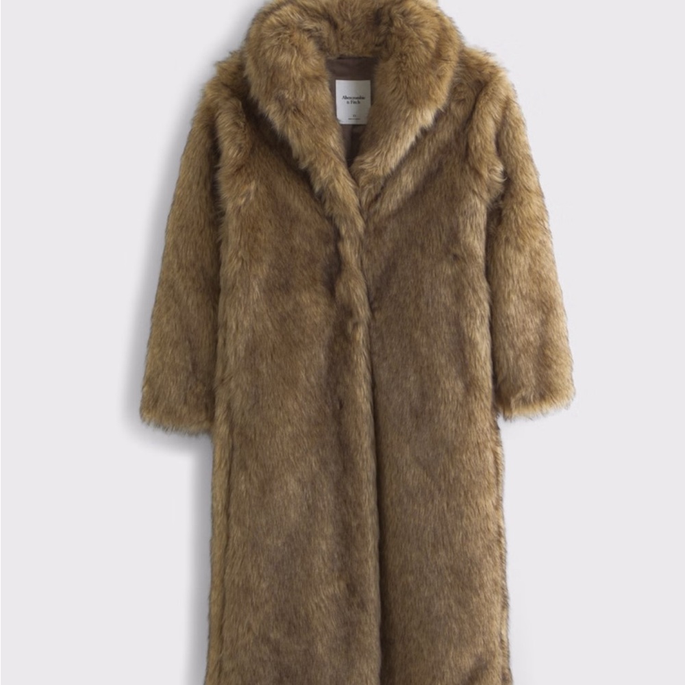 Abercrombie & Fitch Teddy Jacket - Tan